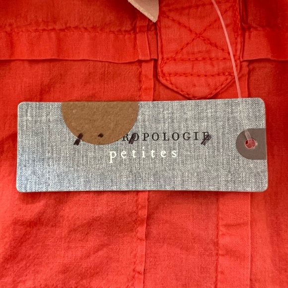 Anthropologie Pilcro The Serena Surf Henley Blouse XSP - Picture 10 of 10